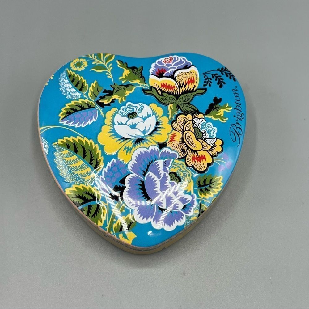 Brighton Tin Heart Floral Box